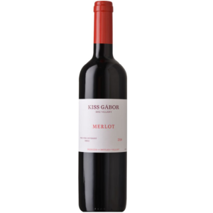 Kiss gabro Merlot, vin rouge hongrois de Villany