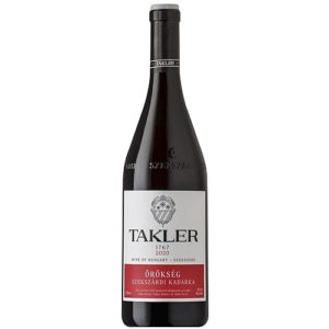 Takler Heritage Kadarka, Örökség Kadarka, vin rouge hongrois de Szekszard