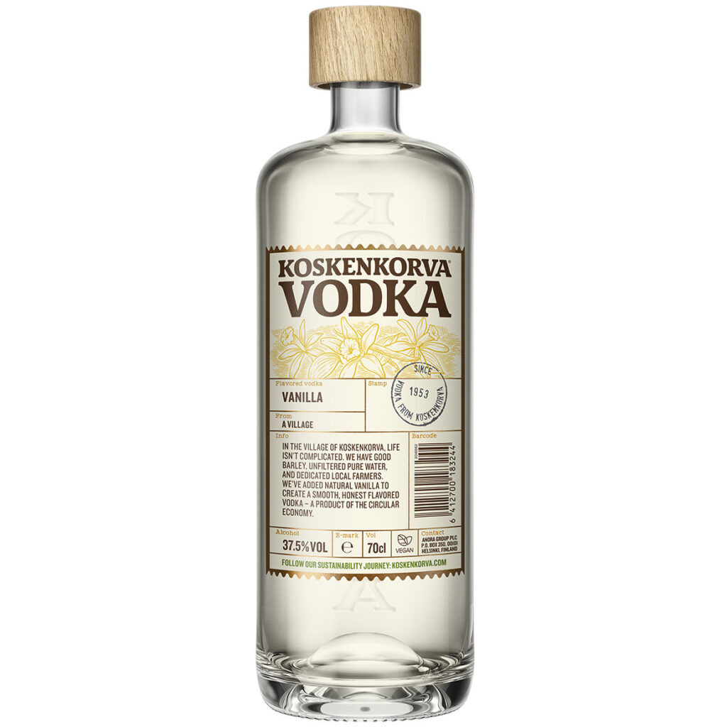 Koskenkorva Vanilla Vodka Spirituose aus Finland