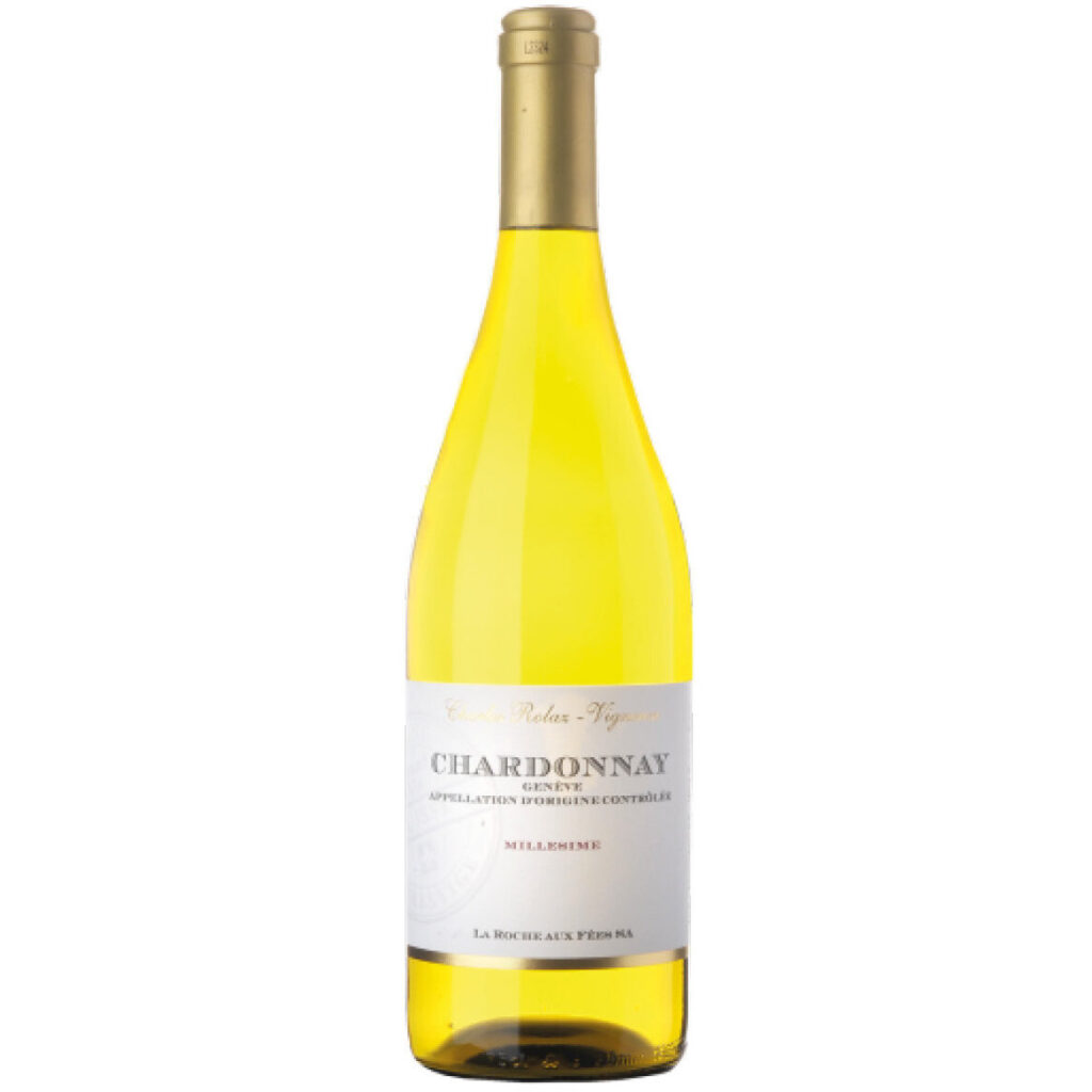 Chardonnay Prestige Brut Charles Rolaz, vin blanc suisse