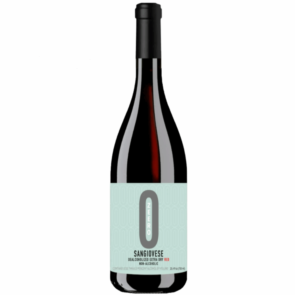 Zeero Sangiovese Non-Alcoholic, vin rouge non alcoolisé d'Italie