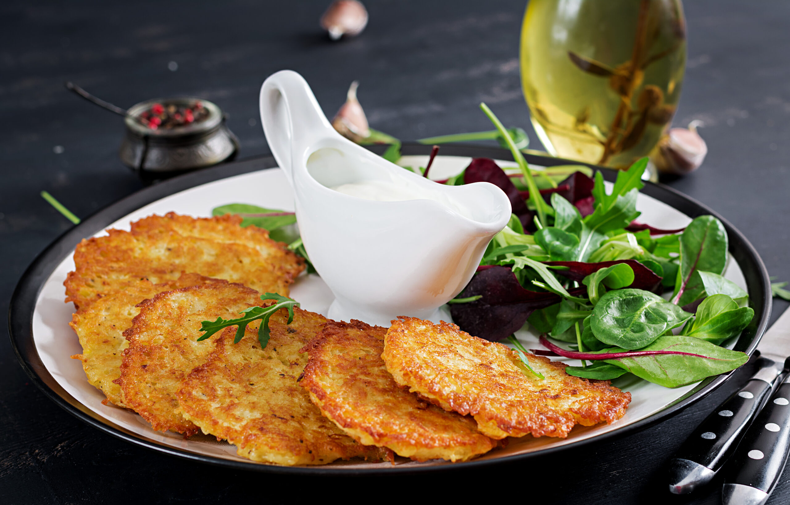 Rösti und Wein